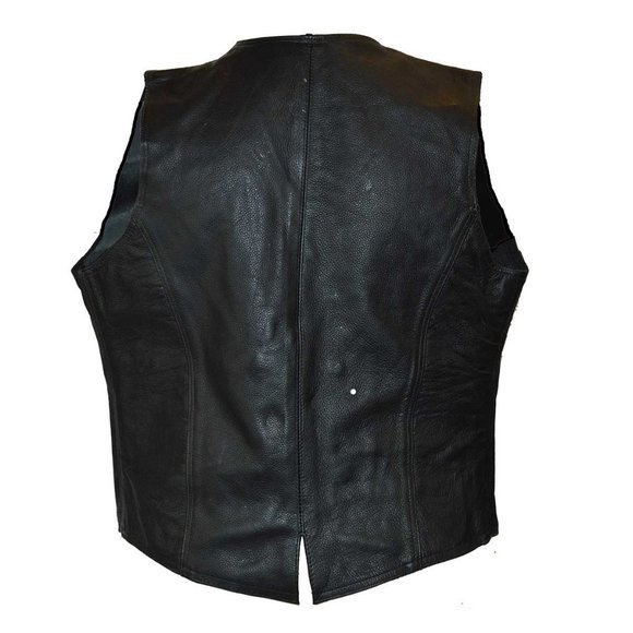 Ladies Plain Side Vest with Gun Pockets - Picture 3 of 5